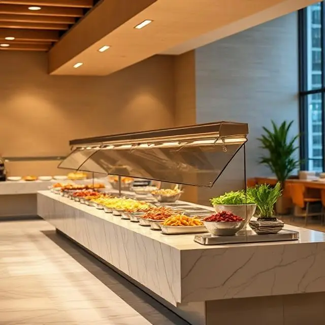 buffet counter catering